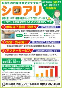 シロアリチラシ