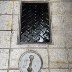 中央区並木　Ｈ様邸　散水栓用　鉄フタ修理